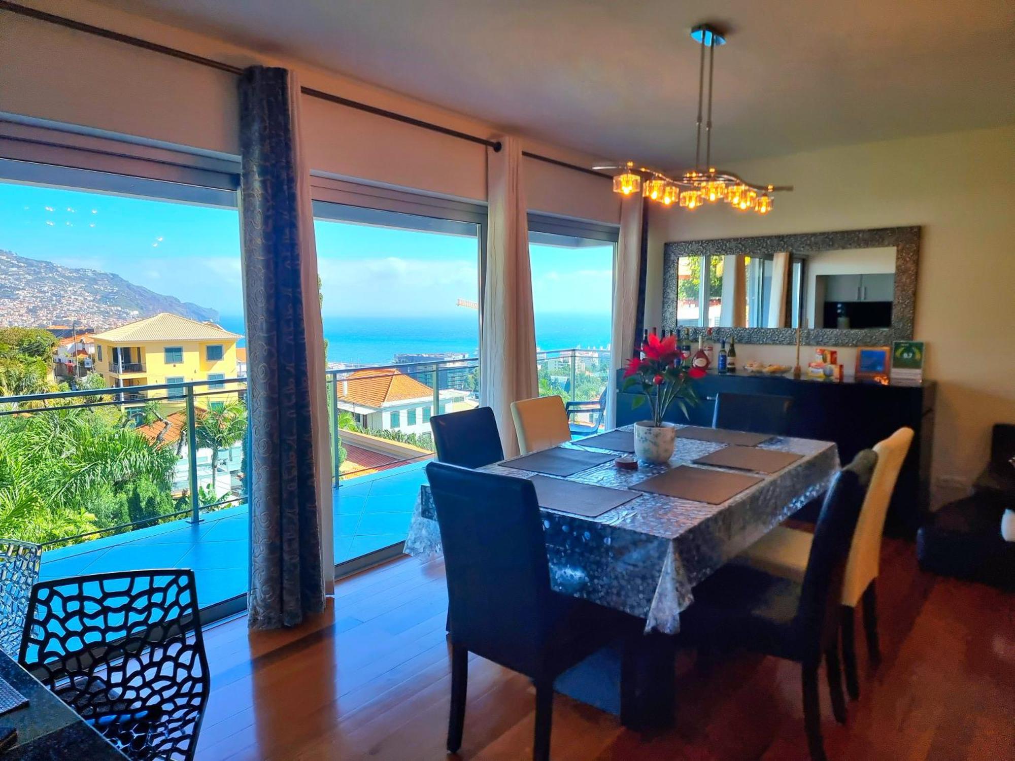 Panoramic Sunrise And Sunset Views, 5 Min From Funchal, Perfect Getaway For Travelers Apartment ภายนอก รูปภาพ