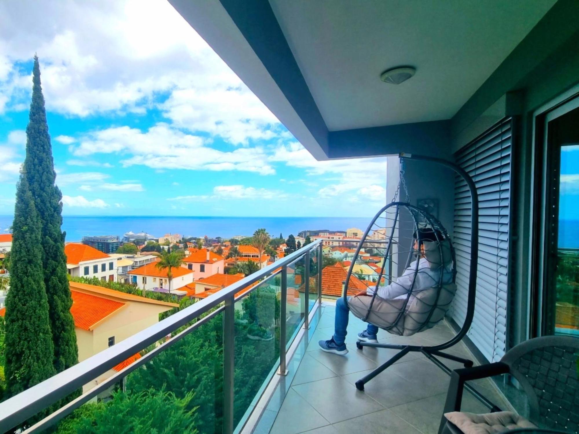 Panoramic Sunrise And Sunset Views, 5 Min From Funchal, Perfect Getaway For Travelers Apartment ภายนอก รูปภาพ